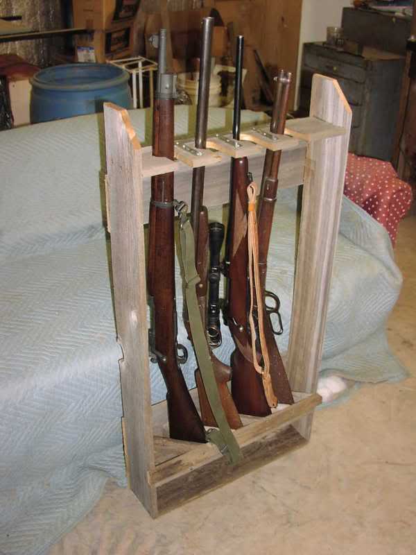 Wood - Vertical Gun Rack Plans Free | How To build an Easy DIY Woodworking Projects