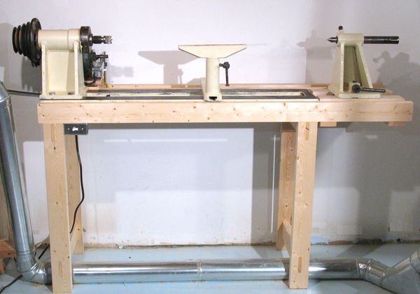 Wood - Wood Lathe Bench Plans How To build an Easy DIY