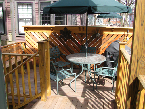 Wooden Deck Furniture Plans