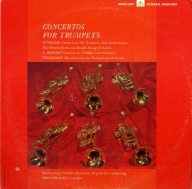 クラシックレコード通販「RECORD SOUND」 US MER SR90385 ウォルター・ホーリー CONCERTOS FOR TRUMPETS