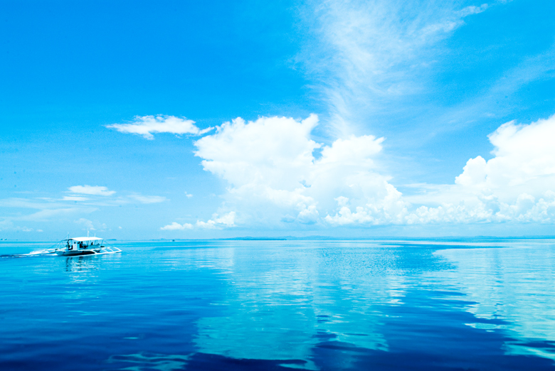 水中写真家 城村遊の写真日記 青い水平線