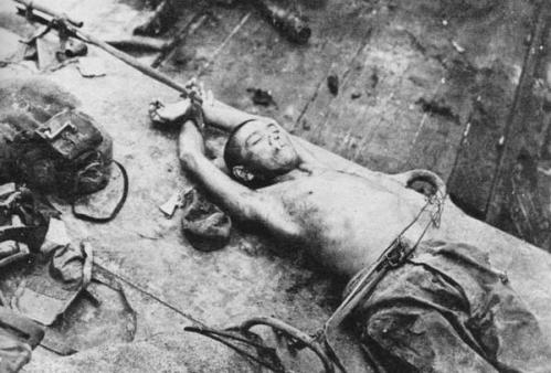 米国軍による日本兵への虐待