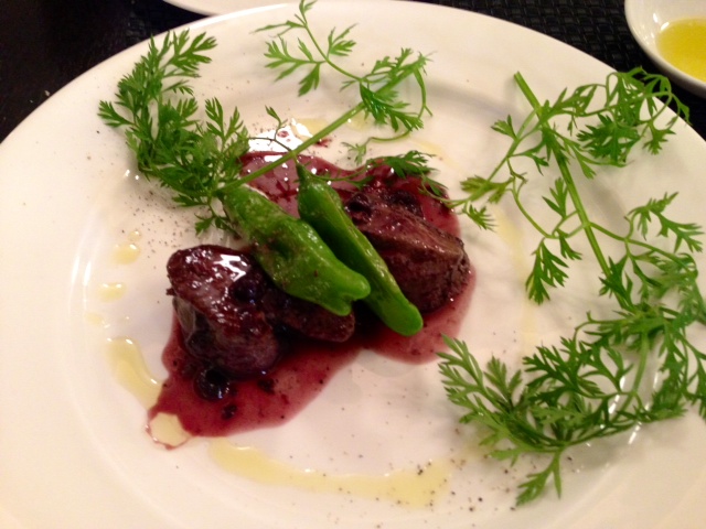赤鹿フォレ肉のソテー